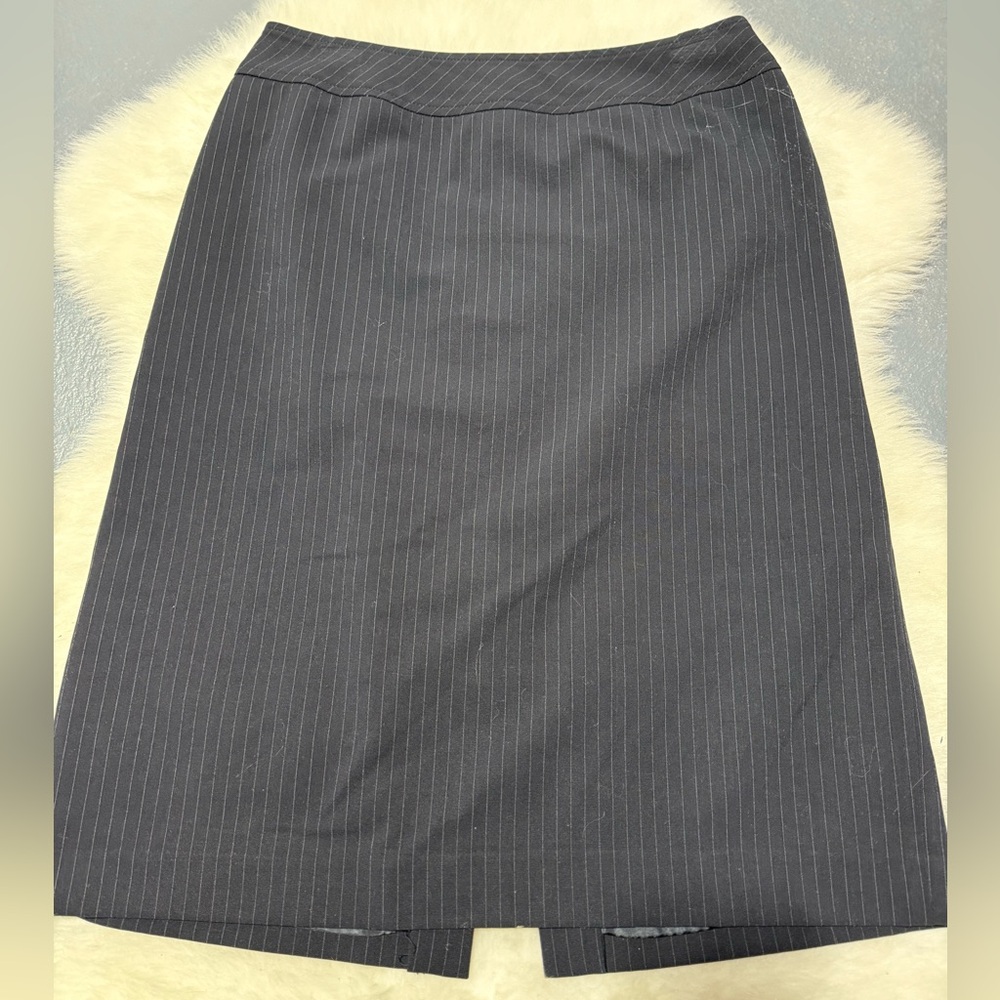 Tahari Striped Pencil Skirt
